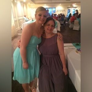 Bridesmaids dress- teal